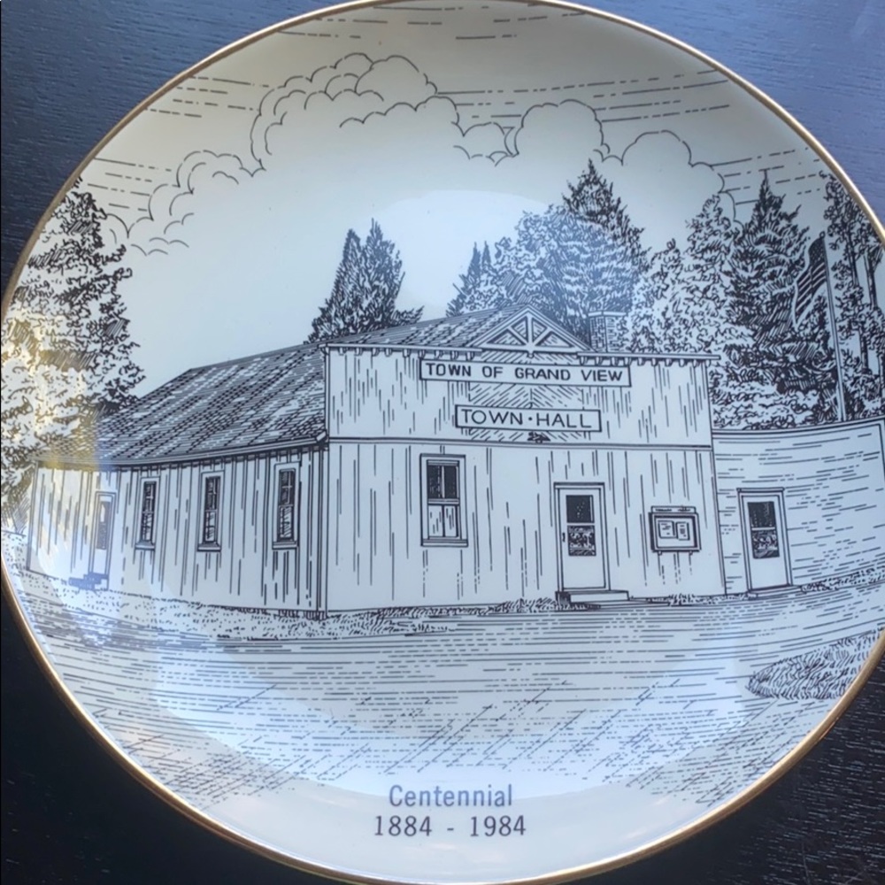 Grand View Wisconsin Centennial Plate 125-300